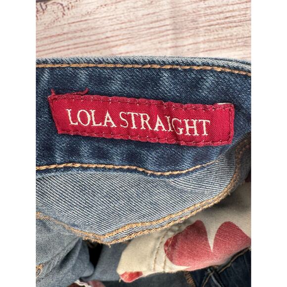 Lucky Brand Lola Straight Ankle Jeans Women's Size 14/32 Blue Medium Wash Denim - Picture 9 of 11